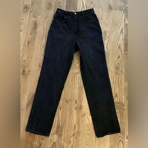 Vintage black Jeanworks straight leg denim jeans